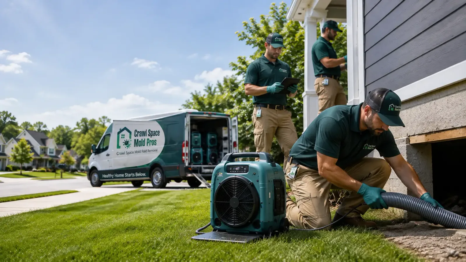 Crawl Space Mold Removal in Vincentown, NJ